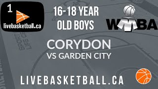 WMBA - Corydon 16 - 18 Year Old Boys vs Garden City 16-18 Year Old Boys