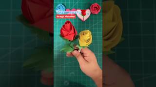 วิธีทำดอกกุหลาบง่ายๆ🌹 #ดอกกุหลาบ #วันวาเลนไทน์ #valentines #diy #craft #rose #พี่แมน #มิสเตอร์แมน