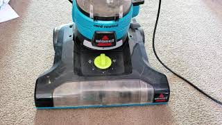 Bissell PowerForce Turbo Rewind Pet (2692) Vacuuming Living Room