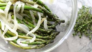 ASPARAGUS-ONION BALSAMIC AND BLUE CHEESE RECIPE | A HEALTHY LIFE FOR ME