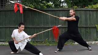 Learn 3 Essential Spear Techniques - Shaolin Kung Fu Wushu