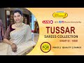 Tussar Work Sarees  | WhatsApp Number 89 0001 0002 | Kancheepuram Varamahalakshmi Silks Sarees LIVE