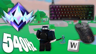 Fortblox Satisfying Keyboard ASMR 😴 Solo INTENSE High Kill W-Key Unreal Ranked Gameplay 🏆 360 FPS 4K