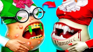 From Pregnant Nerd to Pregnant Vampire! Extreme Makeover!