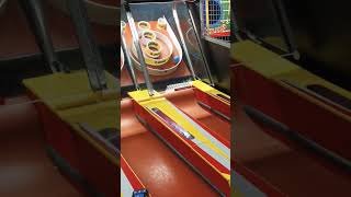 Chuck E Cheese Skee ball Strategy 😂 #shorts #kids #chuckecheese #skeeball