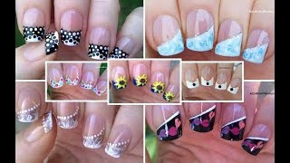 NAIL ART COMPILATION #5 - French Manicure Designs / Life World Women