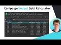 Google Ads: Budget Split Calculator [Free Download]