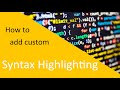 [Let's Make a Programming Language] Episode 70: How to add syntax highlighting to your language