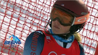 Mikaela Shiffrin in shock after taking another DNF in slalom | Winter Olympics 2022 | NBC Sports