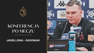 Konferencja po meczu Jagiellonia - Radomiak