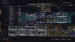 RIVEN IN 60s: Fang prime godroll riven mod Warframe