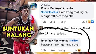 HINAMON NG SUNTUKAN! RHENZ ABANDO MAPUPUNTA SA MPBL?