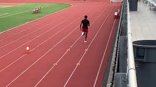 Summer Training- Time trial for the 55m(6.72 FAT)