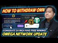 How to withdraw Omega Network Token (OMN)