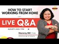 FREE WEBINAR ON HOW TO START WORKING FROM HOME