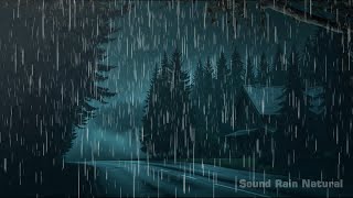 Lluvia Relajante Para Dormir en 10 Minutos - Sonido de Lluvia en el Bosque Brumoso - relaxing