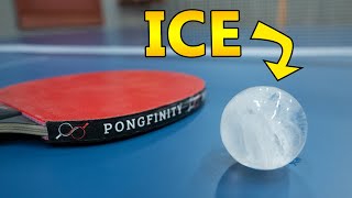 Frozen Ping Pong Ball Challenge