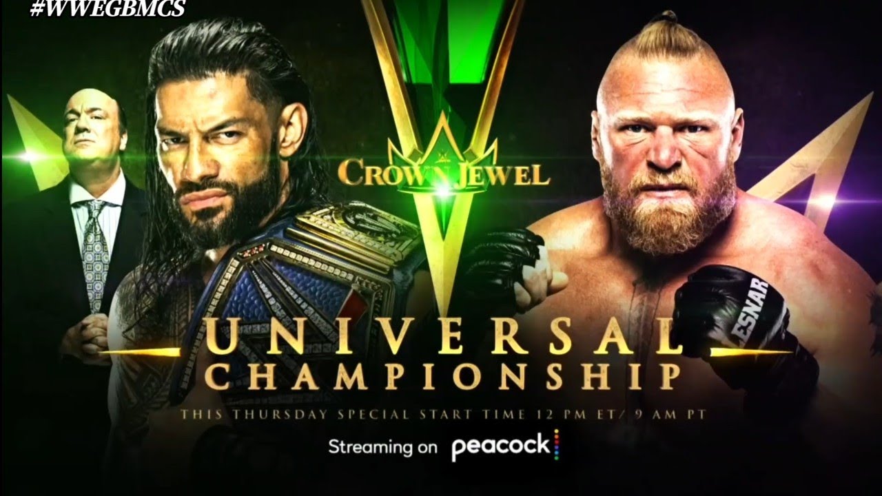 WWE Crown Jewel 2021 - Official And Full Match Card HD - YouTube