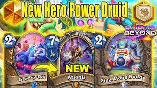 NEW Hero Power Druid Deck Is Actually So Overpowered At The Great Dark Beyond Mini-Set | Hearthstone