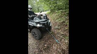 CF MOTO CFORCE 850xc SEILWINDE TEST #cfmoto #cforce #quad #atv