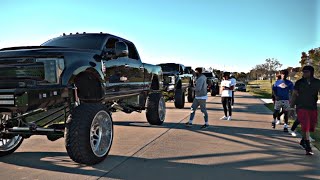 Corey & Teddy pulls up on Jermell Charlo in their $100k+ trucks