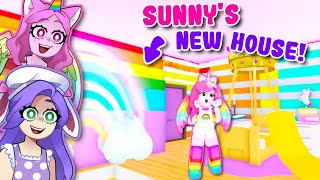 Building Sunny A NEW Adopt Me HOUSE! (Roblox)