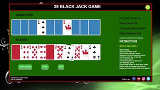 Web Development BlackJack Game in JavaScript - Assignment Video Demonstration