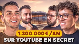 Il fait 1'300'000€/An avec 500+ chaines Youtube (en étant 100% anonyme)