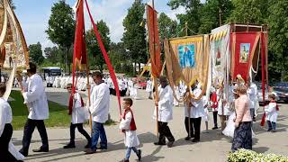 Procesija Aglonā. Trešā Vasarsvētku diena. 2019