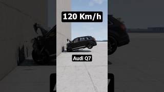 Audi Q7 Crash Test animation car crash test #caranimation #crashtest#audiq7#shorts