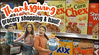 🦃 Thanksgiving Grocery Shopping \u0026 Haul | Save $ by shopping the SALES!