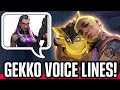 VALORANT - GEKKO Voice Lines and New Agent Interactions!