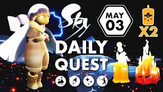 【 SKY: CotL 光遇 】03/05/2021 - Daily Quest 每日任务 + Seasonal Candles 季节蜡烛 + Treasure Candles 大蜡烛