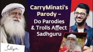 Sadhguru Reaction on carryminati video in HINDI  @sadhguru @CarryMinati