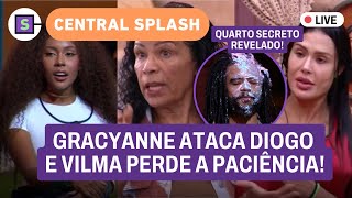 💣BRIGA no SINCERÃO! Gracy DETONA Diogo e ACUSA! CHORO FALSO? Vilma x Giovanna; ENQUETE DO BBB 25