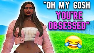 Trolling Angry Female Roleplayers... GTA RP Trolling