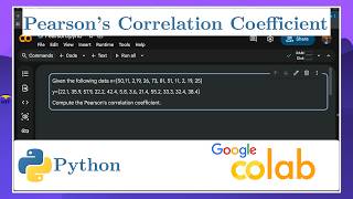 Python | Pearson's Correlation Coefficient