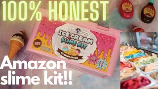 SLIME ICE CREAM KIT AMAZON REVIEW!