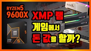 게임에서 XMP램으로 딸깍하면 돈 값을 할까? (Feat.AMD 9600X)