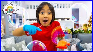 How to make DIY Bubbles that don't pop! Easy Science Experiments for kids!