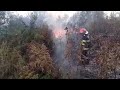 zeci de hectare afectate de un incendiu în sudul județului vâlcea