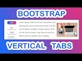 Bootstrap Vertical Tabs | Tabs CSS | Coding League