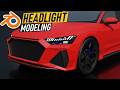 How to Model Realistic Car Headlights in Blender
