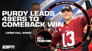 'Dan Campbell got OUTCOACHED!' - Booger McFarland on 49ers COMEBACK win | NFL Primetime