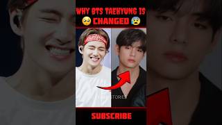 WHY TAEHYUNG BECOME SILENT 😨 BTS V IS CHANGED 😳 #taehyung #bts #btsarmy #kpop #shorts