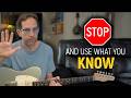 One scale. One position. Use what you already know!  Don't overcomplicate. Guitar Lesson - ML142