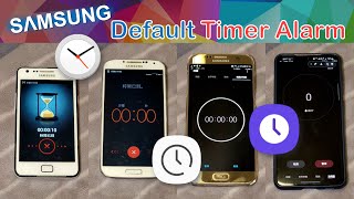Evolution of SAMSUNG Galaxy Default Timer Alarm | 歷代三星手機倒數計時器音效