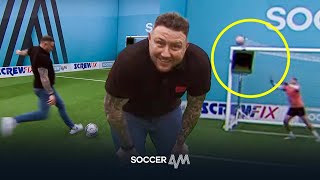 Paddy Kenny almost hits perfect Top Bin free-kick! 😩 | Soccer AM  | Pro AM Time Trial