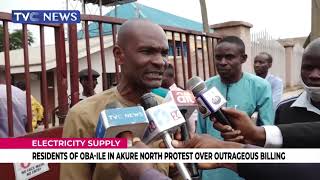 Residents Of Oba Ile In Akure North Protest Over Outrageous Billing