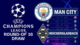 Man City to face Monchengladbach | CHAMPIONS LEAGUE DRAW REACTION | CHAMPIONS LEAGUE PREDICTIONS